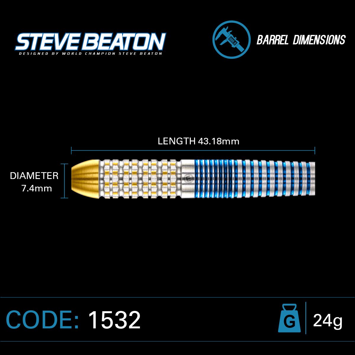 Steve Beaton Dart Set Legacy Edition