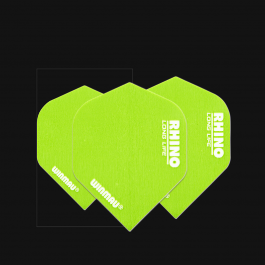 Rhino Standard Extra Thick Dart Flights - Green