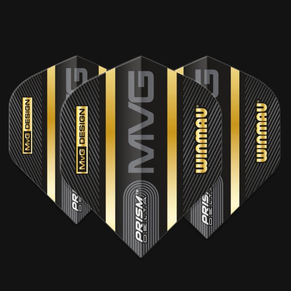 Prism Delta MVG Black & Gold Flight Dart Flight