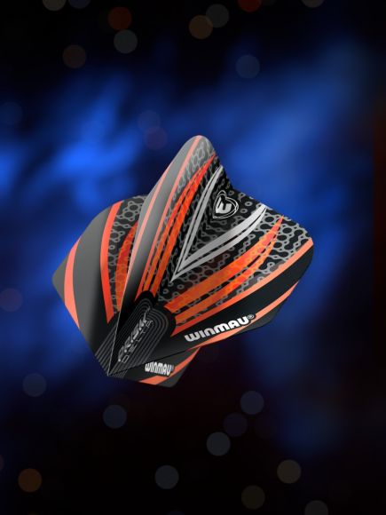 Prism Delta Black, White & Orange - The Big Fish Darts Hub