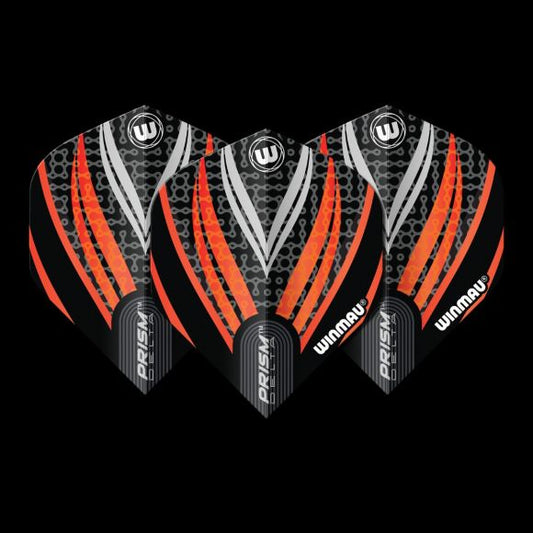 Prism Delta Black, White & Orange - The Big Fish Darts Hub