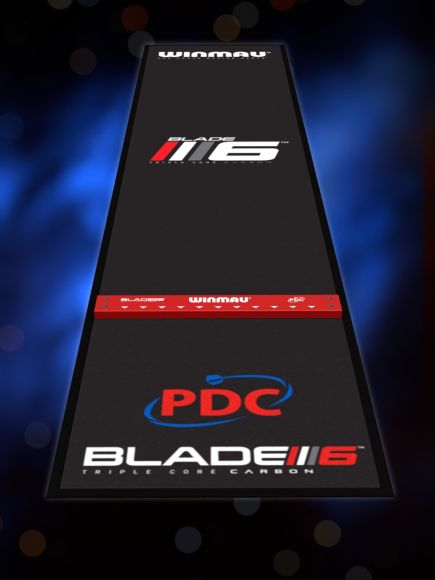 Pro Zone Precision Blade 6 Soft Feel Dart Mat & Integrated Oche - The Big Fish Darts Hub