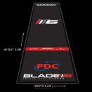 Pro Zone Precision Blade 6 Soft Feel Dart Mat & Integrated Oche - The Big Fish Darts Hub