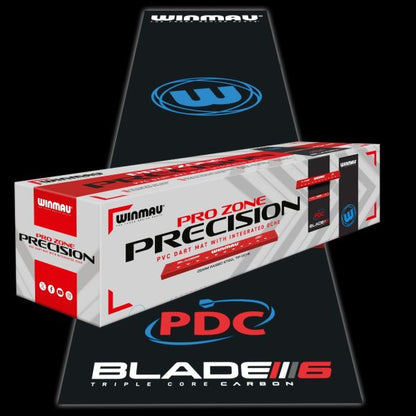 Pro Zone Precision PVC Dart Mat & Integrated Oche - The Big Fish Darts Hub